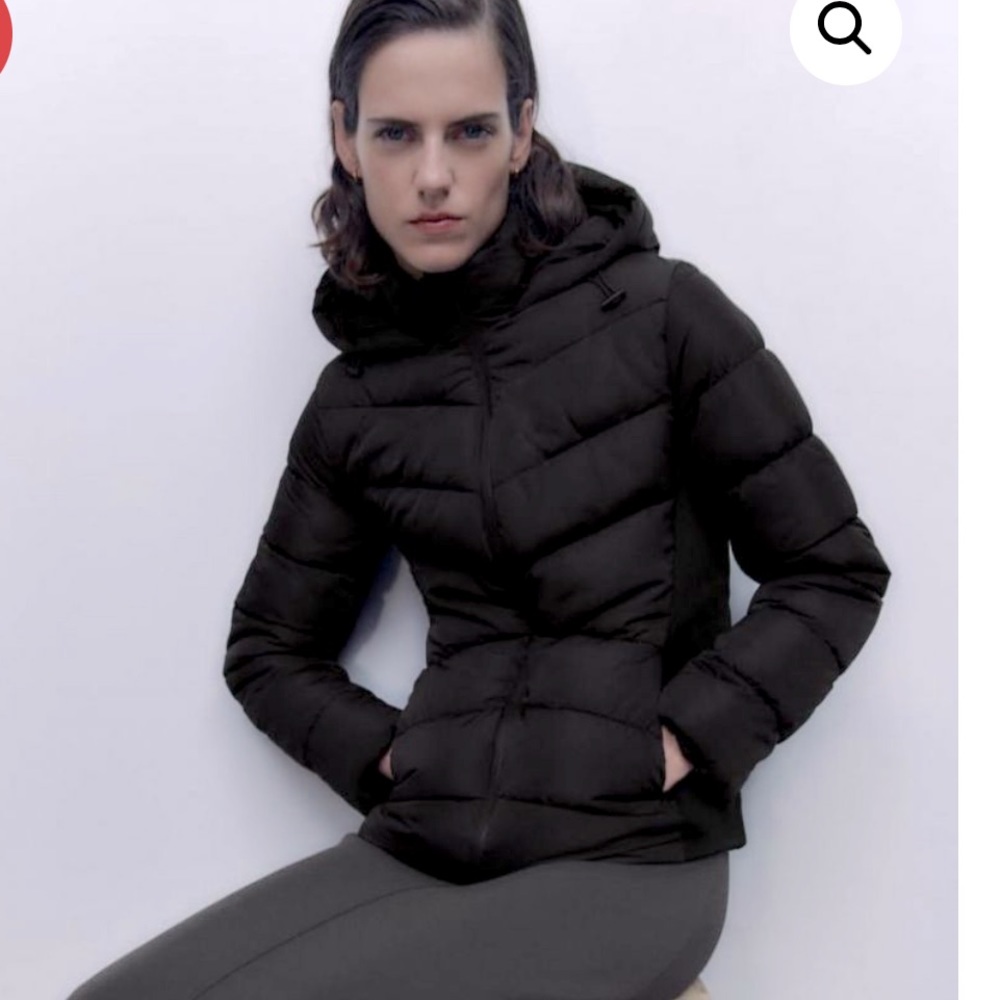 NWT Zara Hooded Quilted Jacket - Picture 3 of 10
